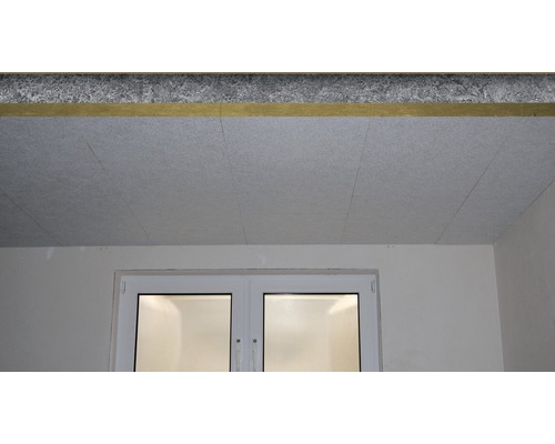 ISOVER Topdec DP 1 ondergrondse garage- en kelderplafondisolatie met witte vlieslaminering, warmtegeleidingsgroep 035, 1250 mm x 625 mm x 100 mm