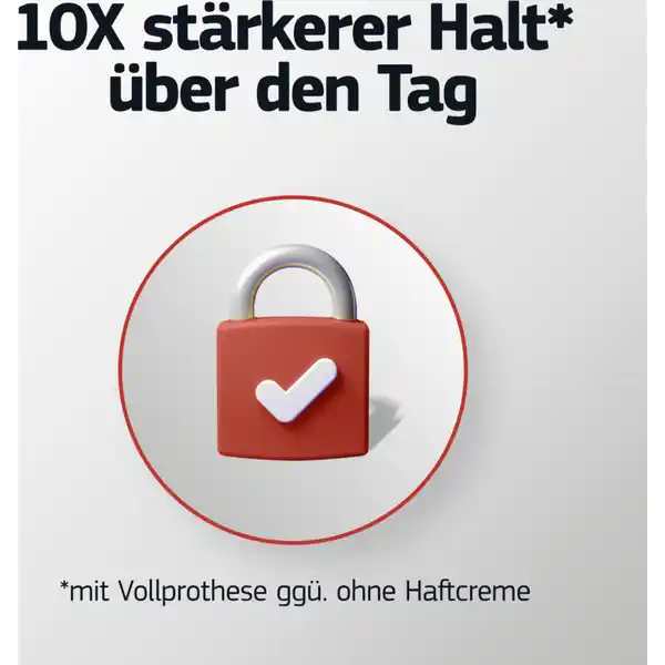 Plus Premium Haftcreme Unschlagbarer Halt