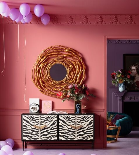Kare Design Zebra 4-Deurs Dressoir