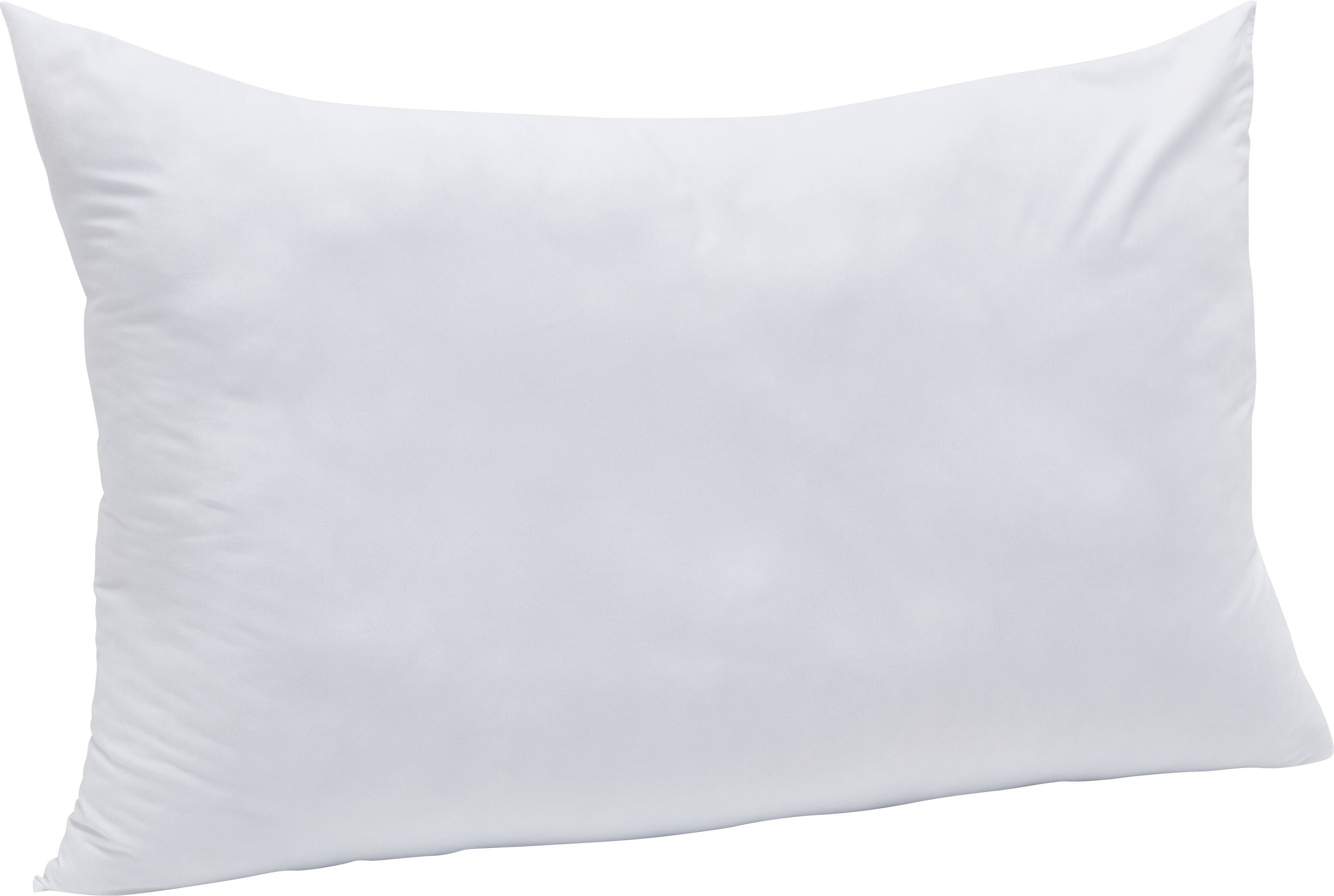 ECOFIBRA medium Kunstfaser-Kopfkissen - Weiss / B: 100.0 cm x T: 65.0 cm