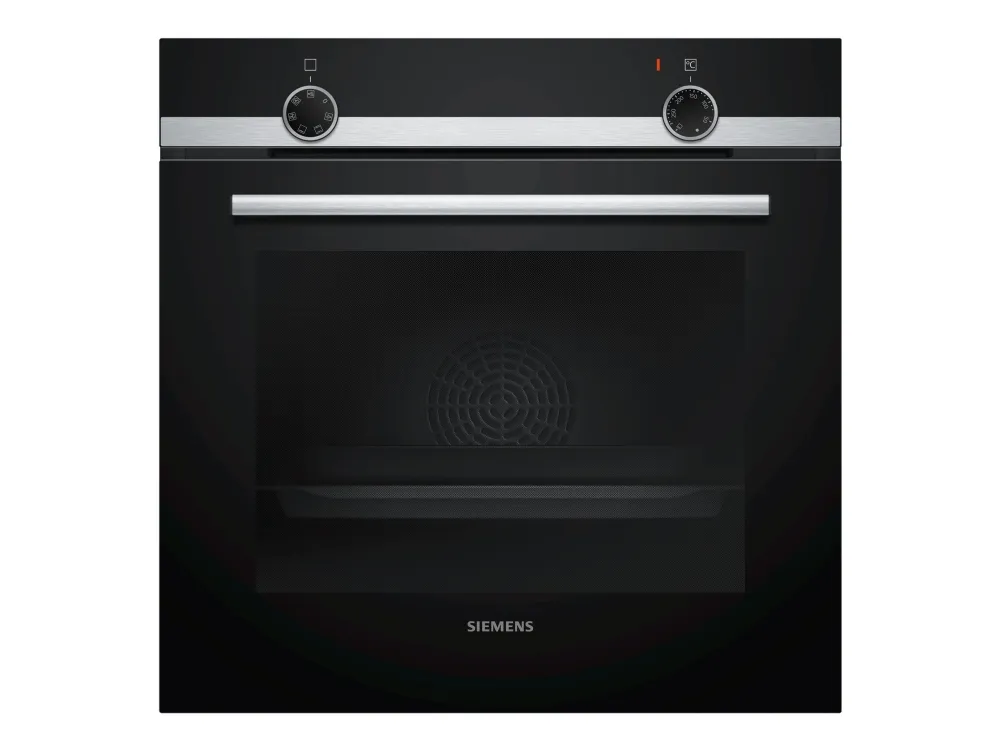 Siemens iQ100 HB510ABR0S - Ovn - til indbygning - niche - bredde: 56 cm - dybde: 55 cm - højde: 58.5 cm - Klasse A - rustfrit stål