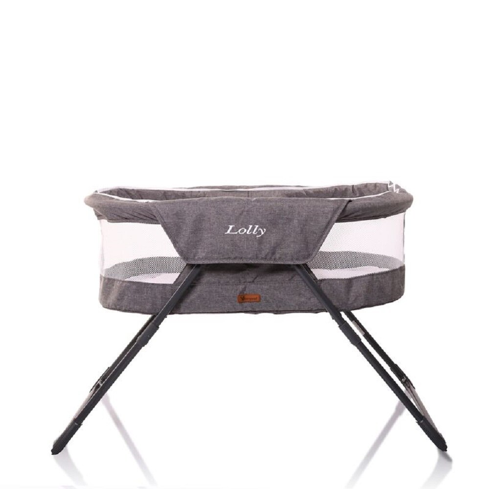 Cangaroo Babybett Lolly, Reisebett, mit Matratze, Baldachin, zusammenklappbar