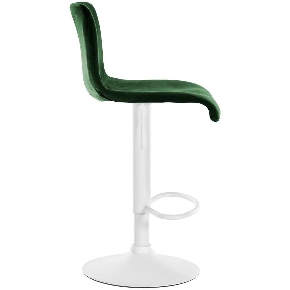 CLP Barkruk Hover Fluweel - groen