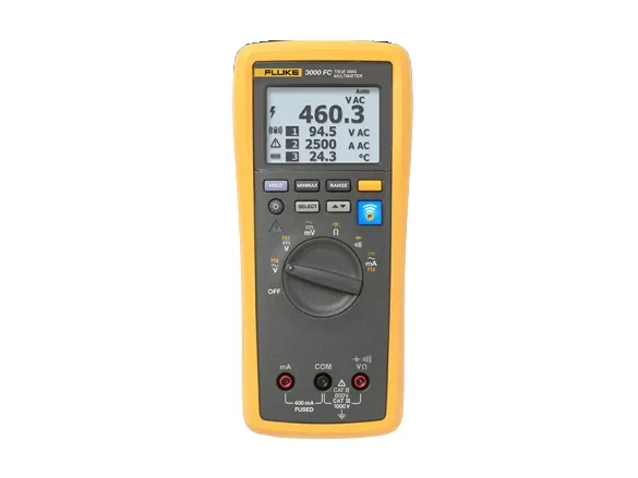 Fluke 3000 FC, LCD, Batteri, AA, Alkaline, 93 mm, 207 mm