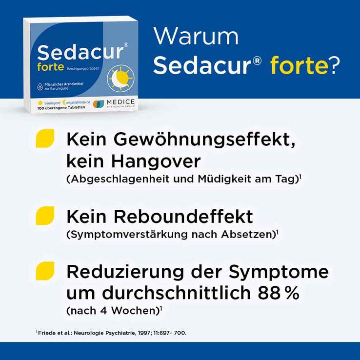 Sedacur® forte Beruhigungsdragees, 100 St