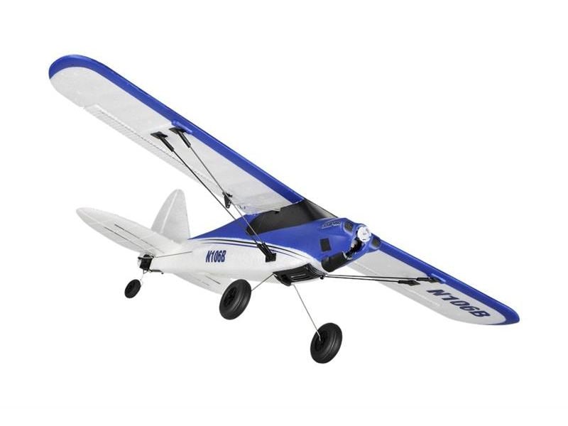 TOP-RC Trainer Mini Cub 450 mm, Blau, RTF Kleines 4-Kanal RC-Flugzeug mit Gyro