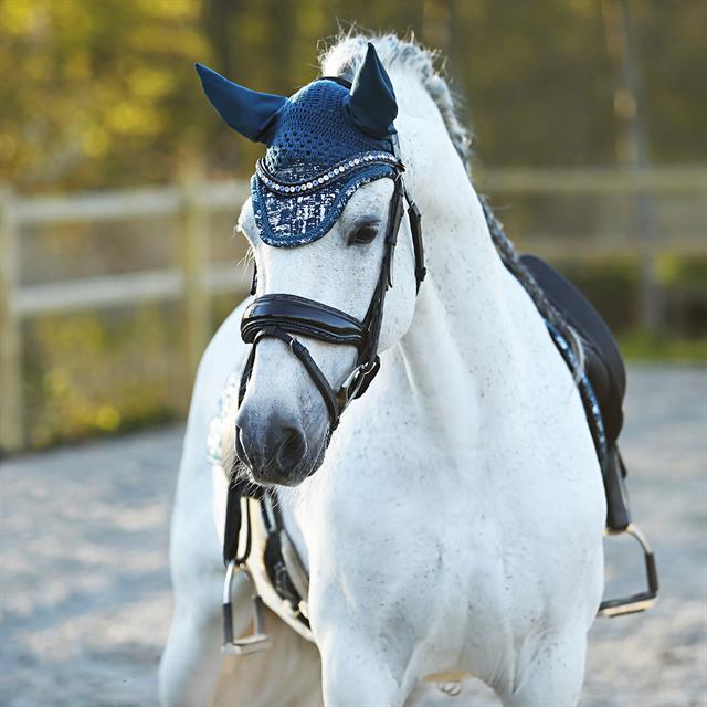 Oornetje HORSEGEAR HGVelvet Dapple Darkturquoise