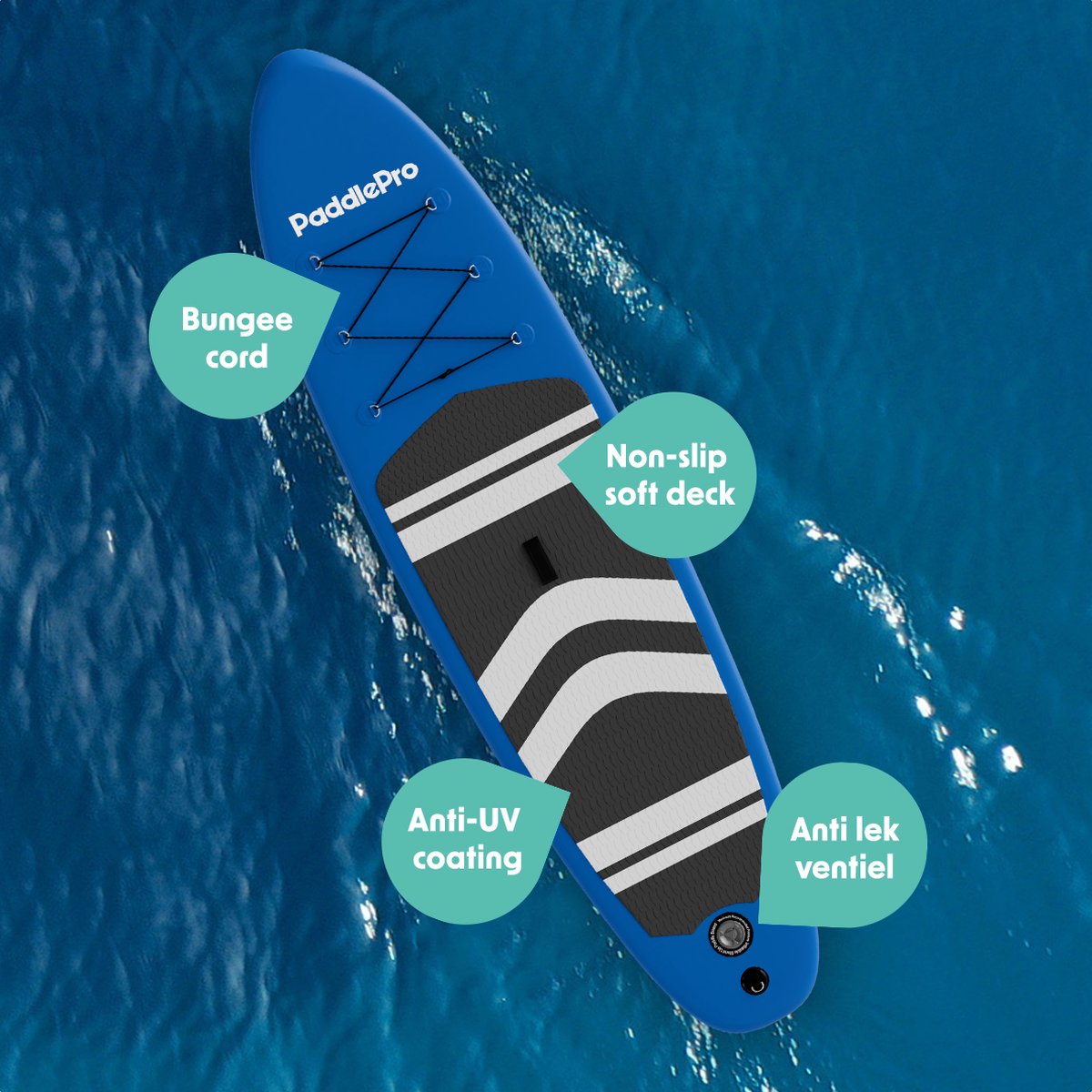 Lifegoods paddlepro sup board - blue