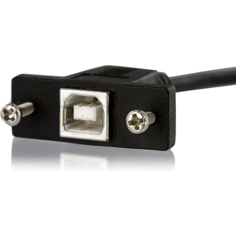 StarTech.com Câble USB 30 cm monté sur panneau B vers B - F/M