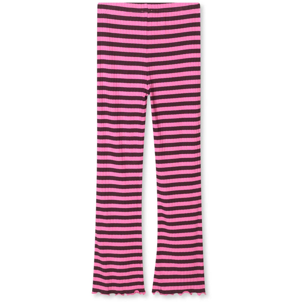 Køb Mads Nørgaard Plum Perfect/Carmine Rose 5X5 Classic Stripe Lala Leggings