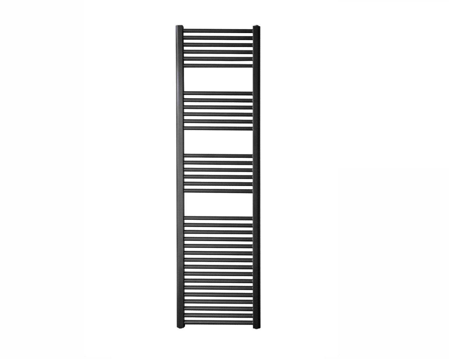 Sanicare design handdoekradiator 45x172cm zwart mat