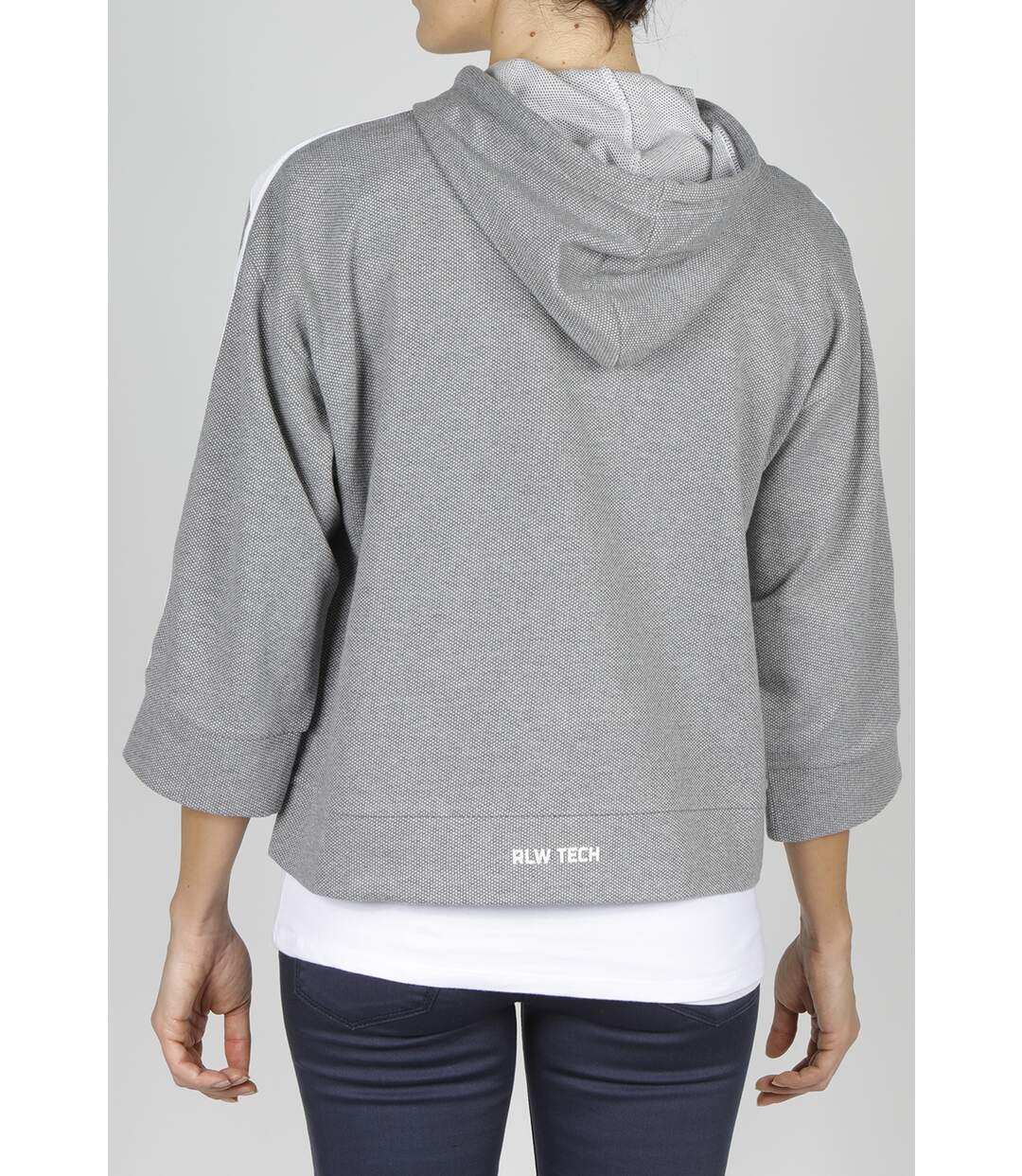 Sweat à capuche CASSIE GRIS