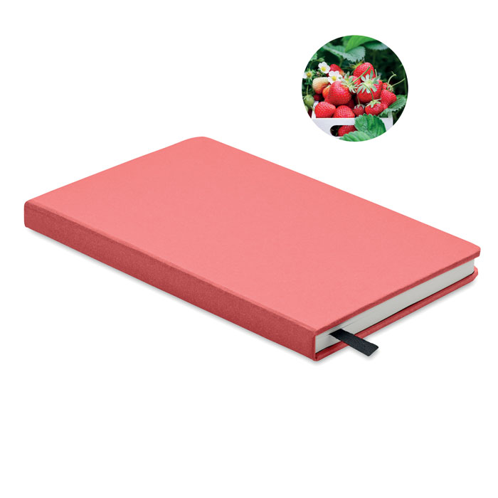 GiftRetail MO6689 - GROW Carnet A5 en papier recyclé