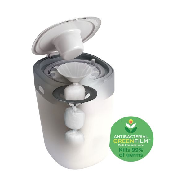 Tommee Tippee Twist & Click Luieremmer Cotton White