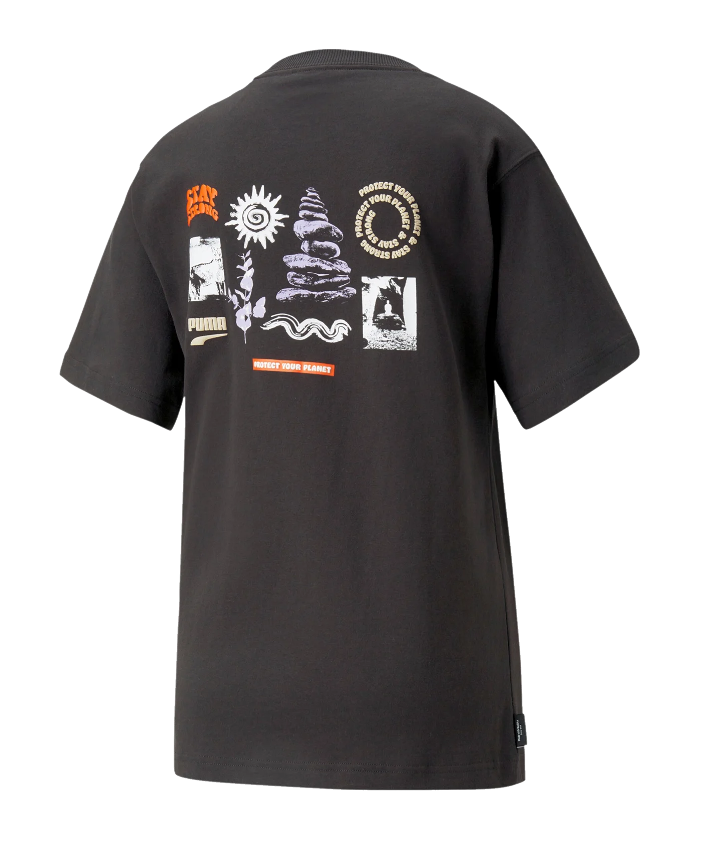 PUMA DOWNTOWN Relaxed Graphic T-Shirt Damen F01