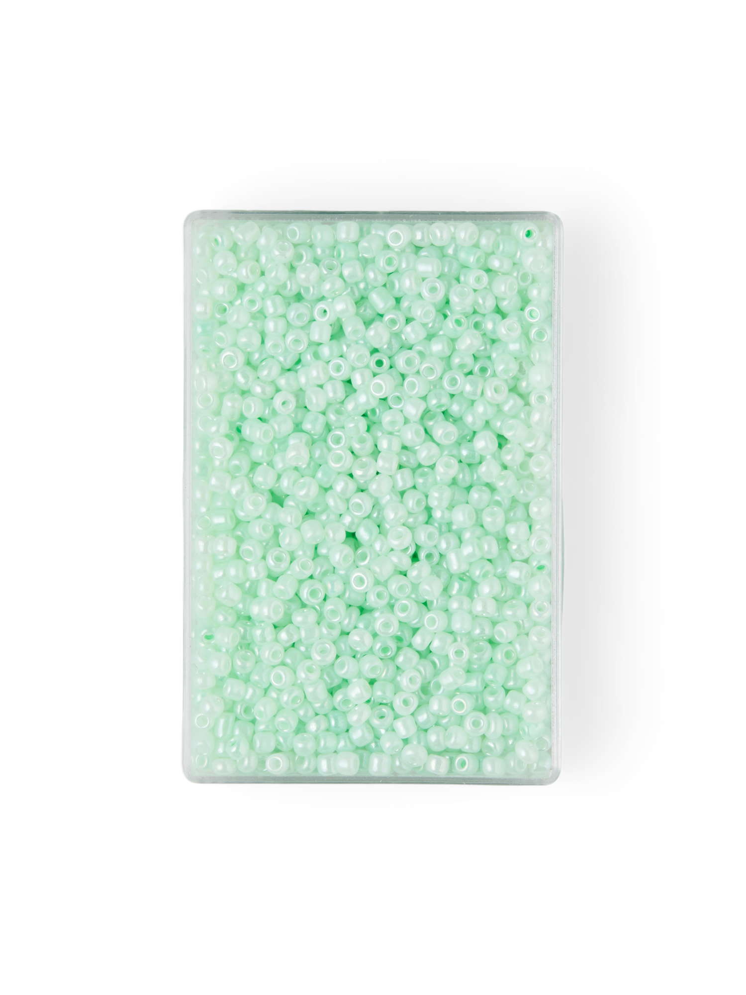 Glasperler | Glas. 2 x 1,5 mm. | Light Green