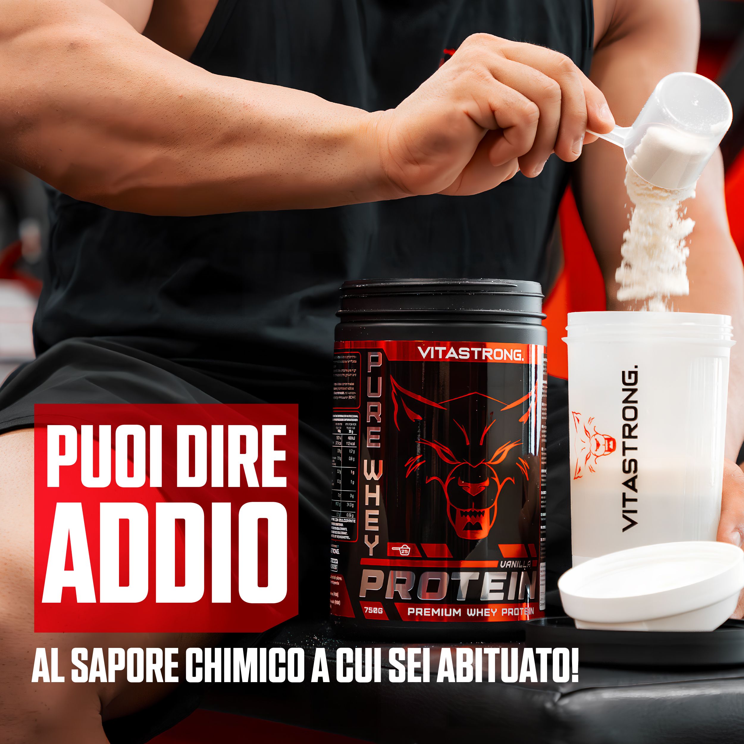 Vitastrong Pure Whey Protein - Vanille