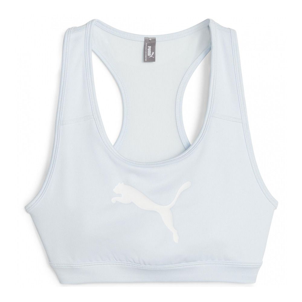 Puma 4 KEEPS - Brassière Femme icy blue/white big cat
