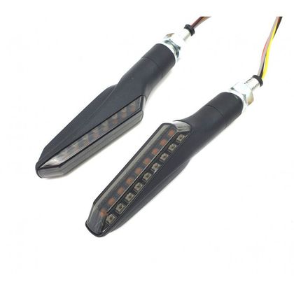 Clignotant Brazoline GALAXY à Leds (clignotants et stop) Universel - Noir