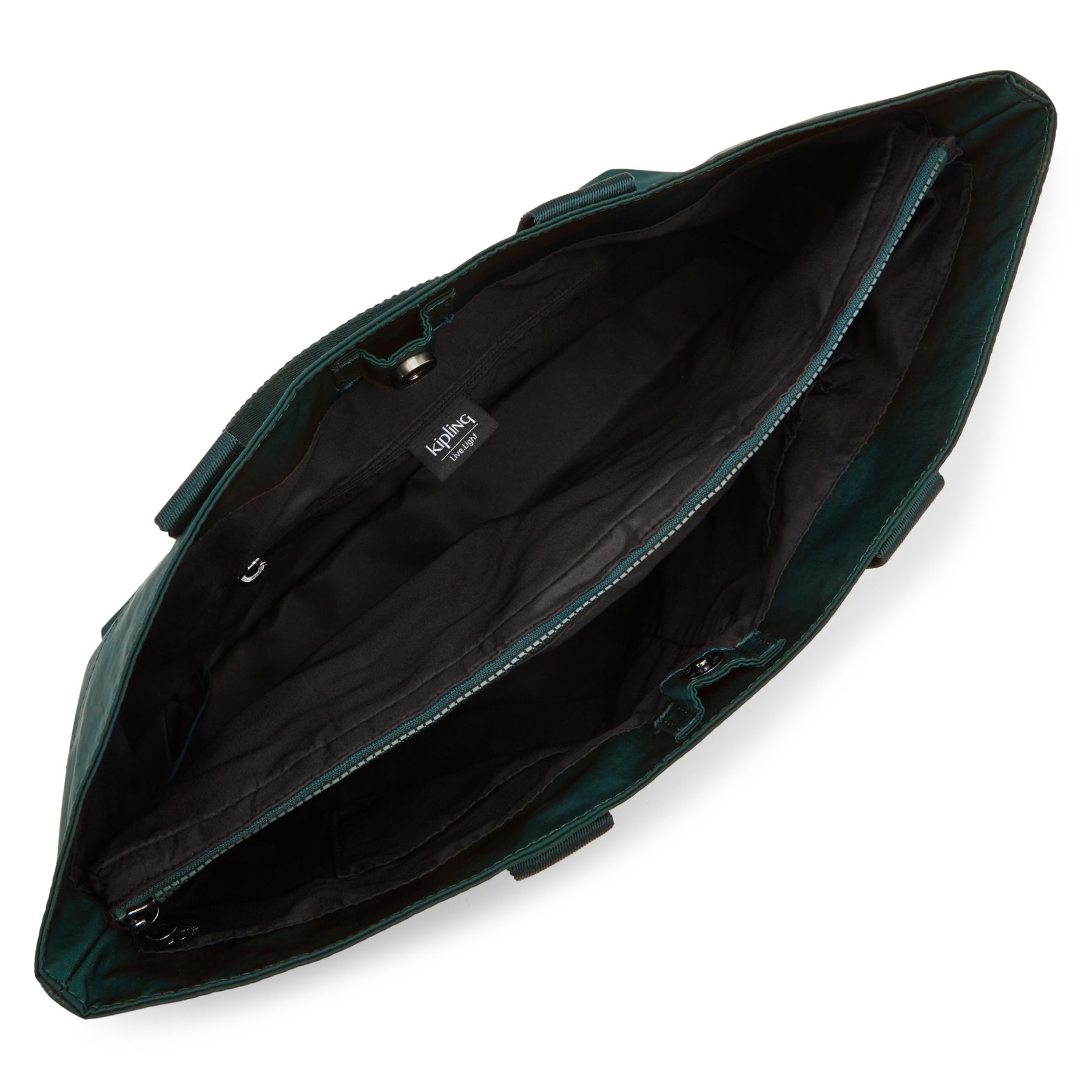COLISSA Grand fourre-tout avec compartiment pour ordinateur portable - Deepest Emerald