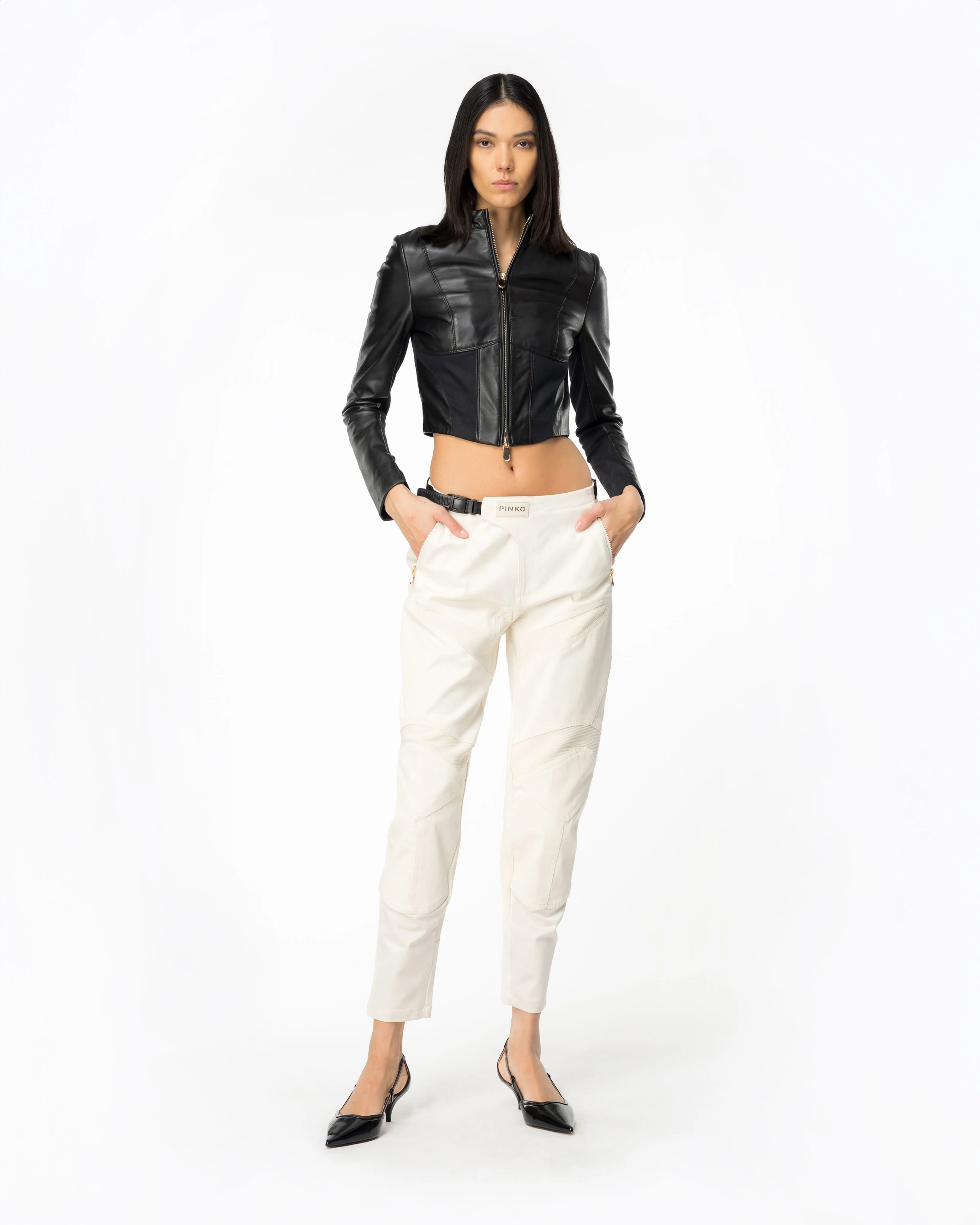Pantalon biker | Rose