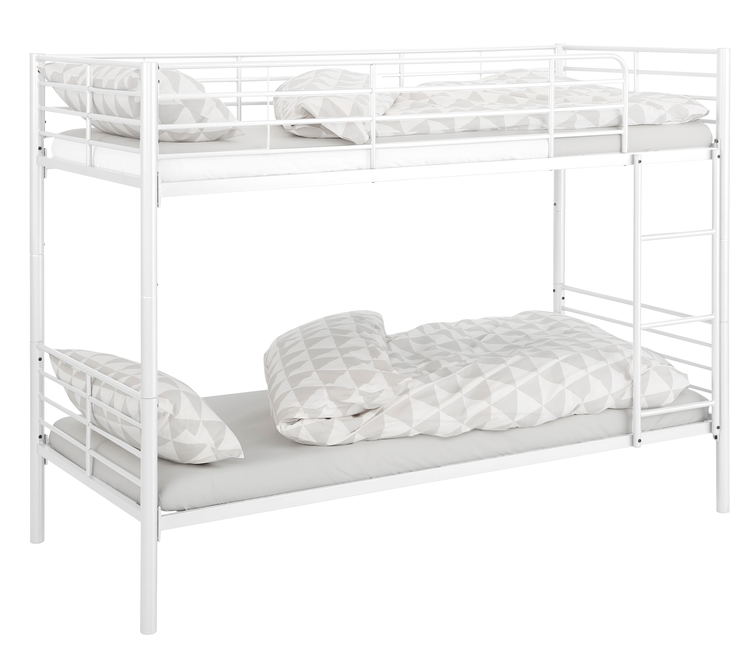 Home affaire Etagenbett »Hayo,  Metallbett, Stockbett« teilbar in 2 Einzelbetten,  perfekt für kleine Räume, mehrere Farben, (B/T/H) ca. 208/97/160 cm