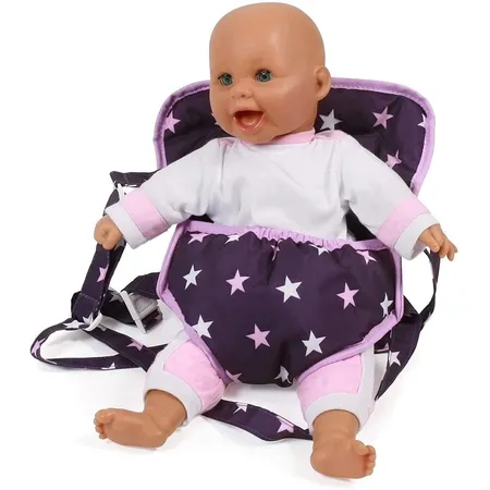 Bayer Chic Puppen-Tragegurt, Stars lila