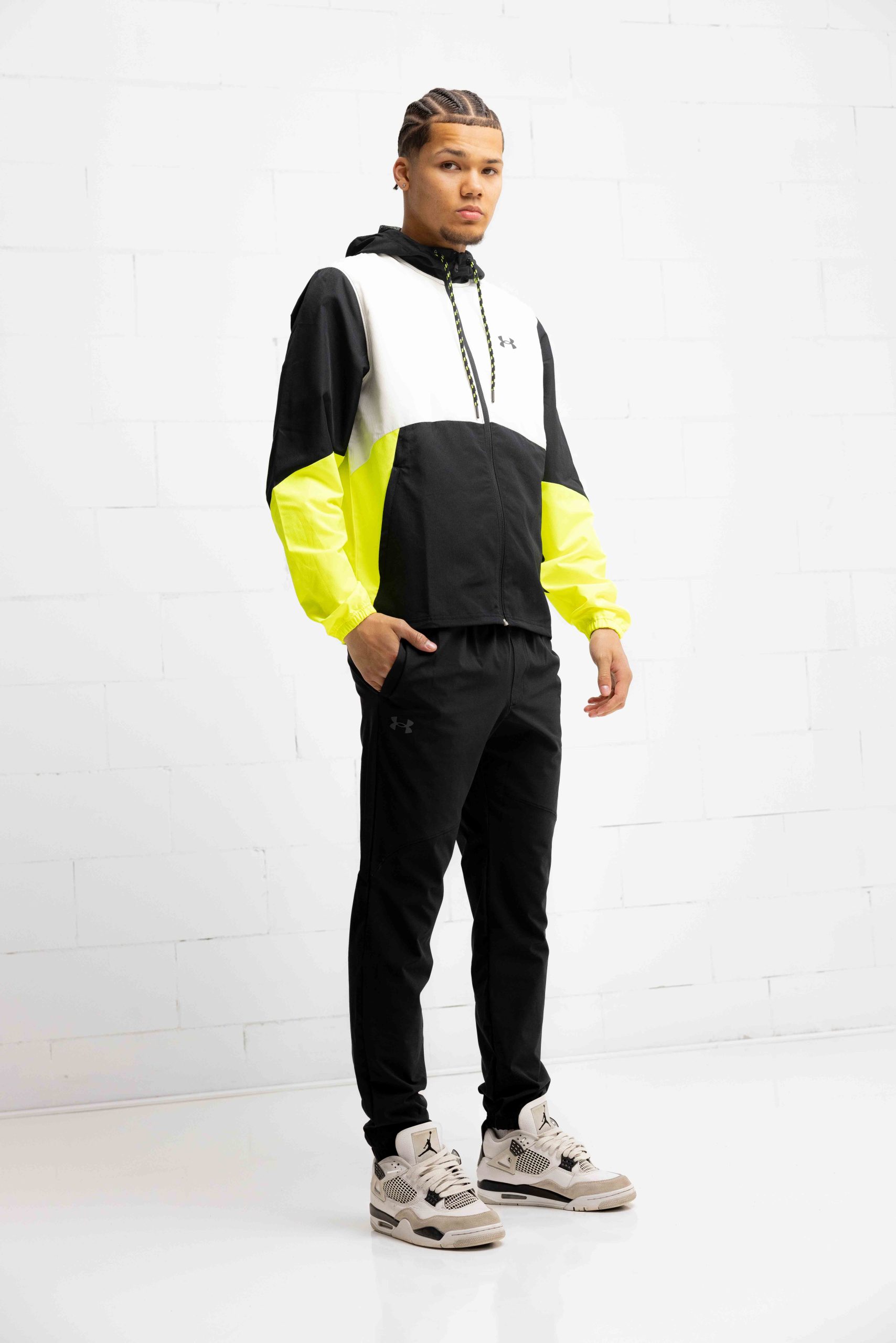 Under Armour Icon Legacy Windjack Heren Zwart/Wit