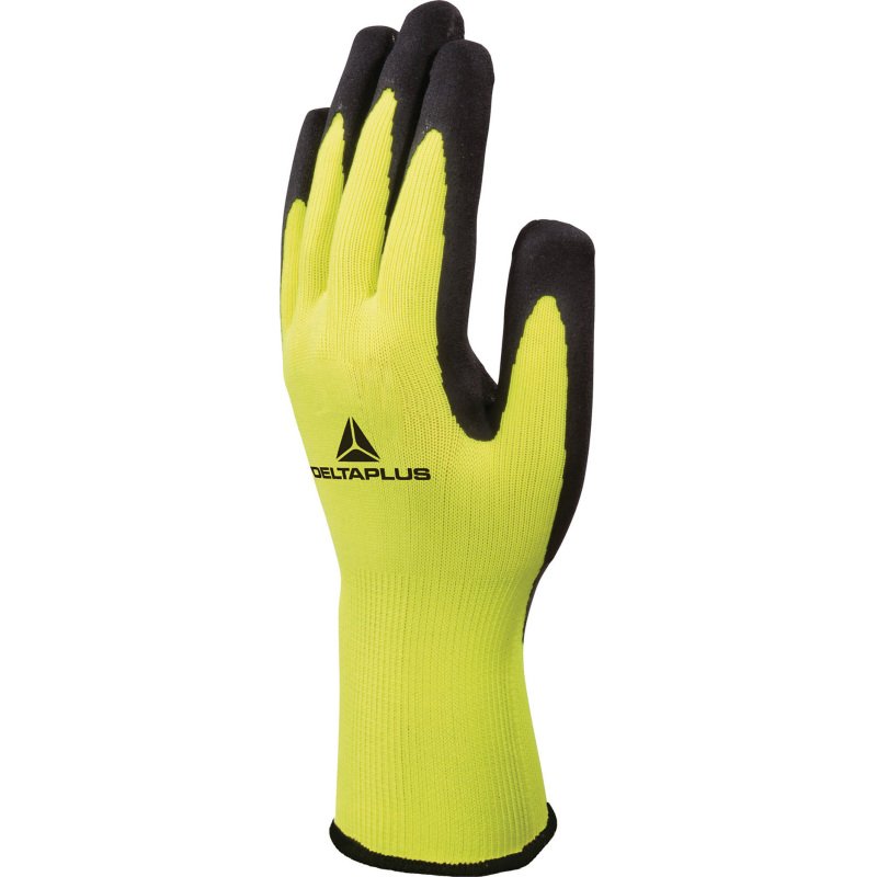 Gants de manutention en milieu sec Delta Plus APOLLON VV733 jaune/noir - La paire