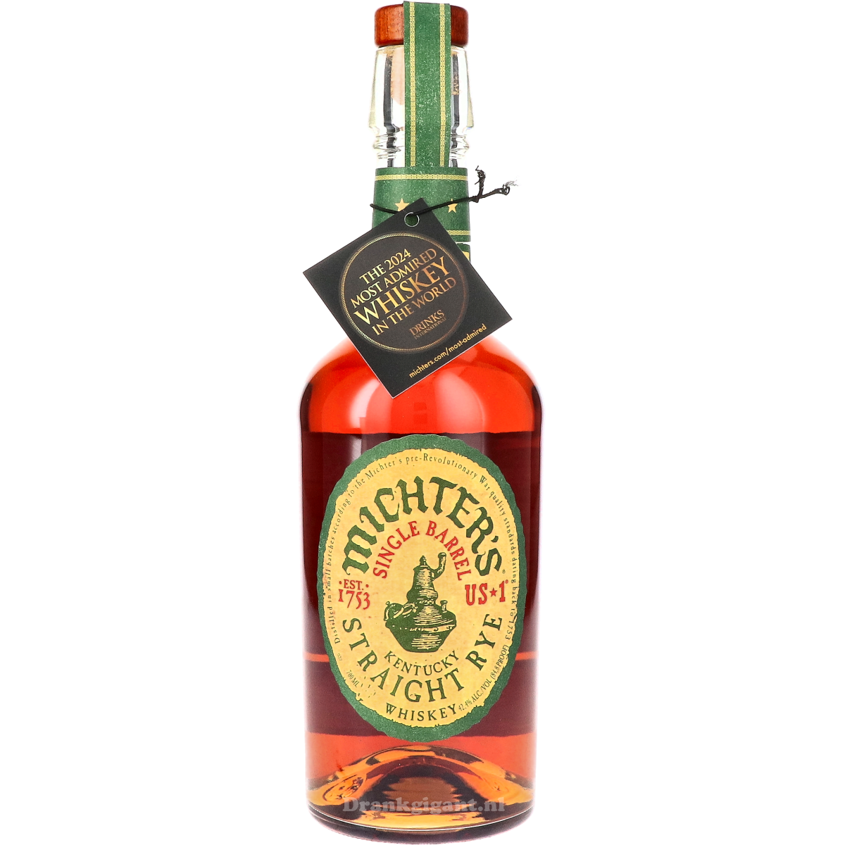 Michter's Single Barrel Straight Rye 70 cl