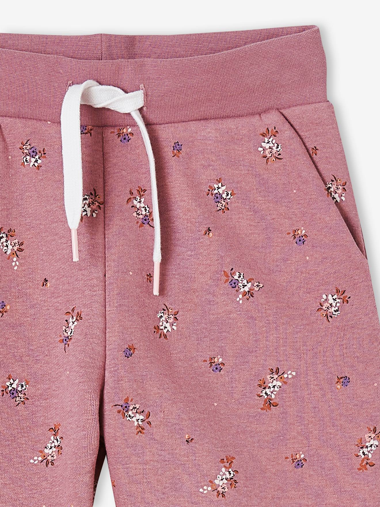Calças esportivas estampadas em azul escuro