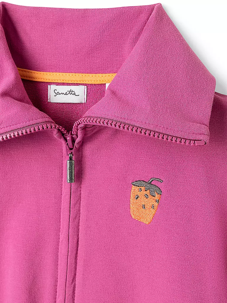 SANETTA Mädchen Sweatjacke pink