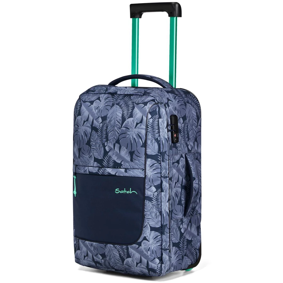 Satch Flow - 2-Rollen Kabinentrolley S 54 cm tropic blue
