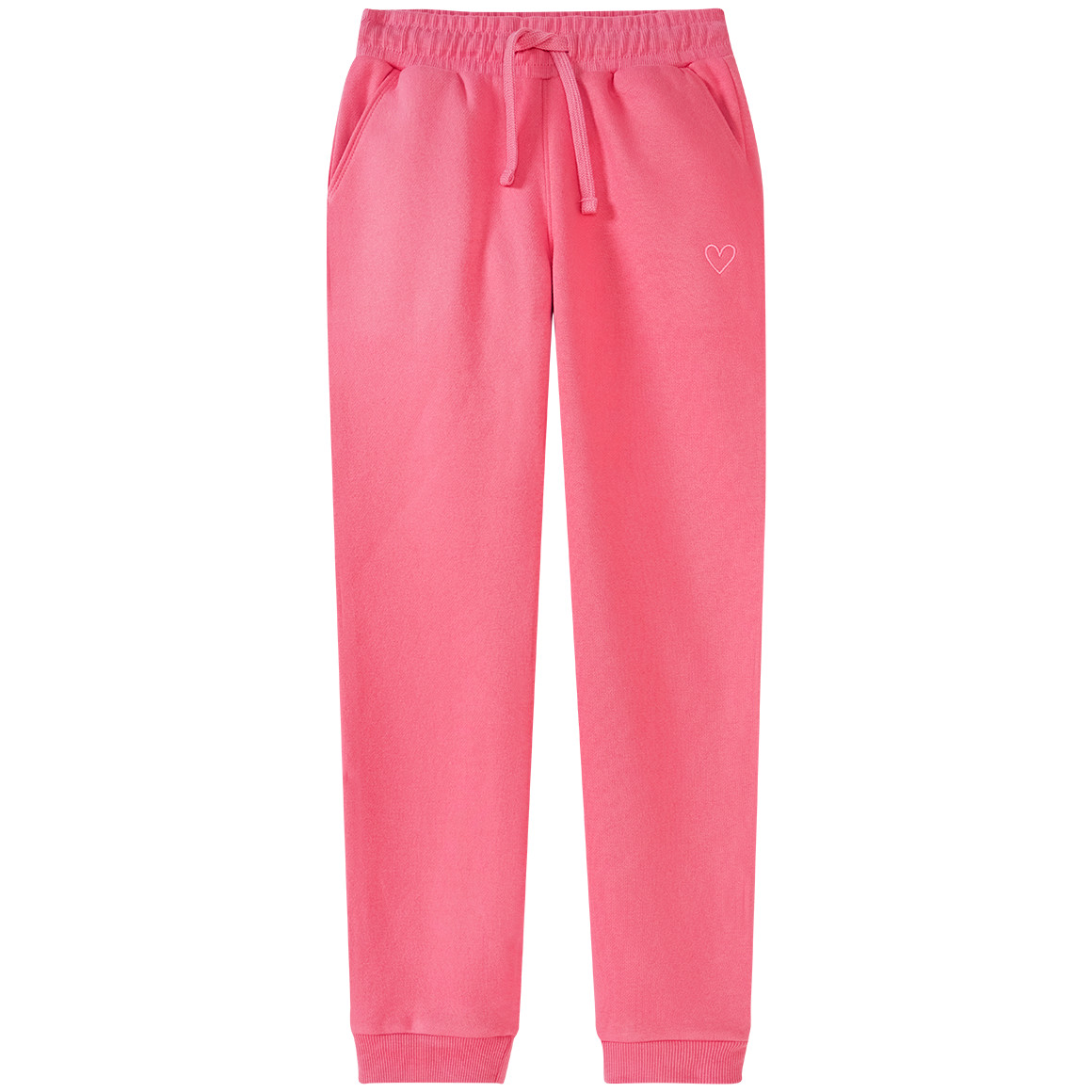 Famy Mädchen Jogginghose mit Bio-Baumwolle pink