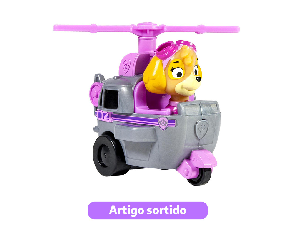 MINI VEÍCULOS PATRULHA PATA MODELOS SORTIDOS