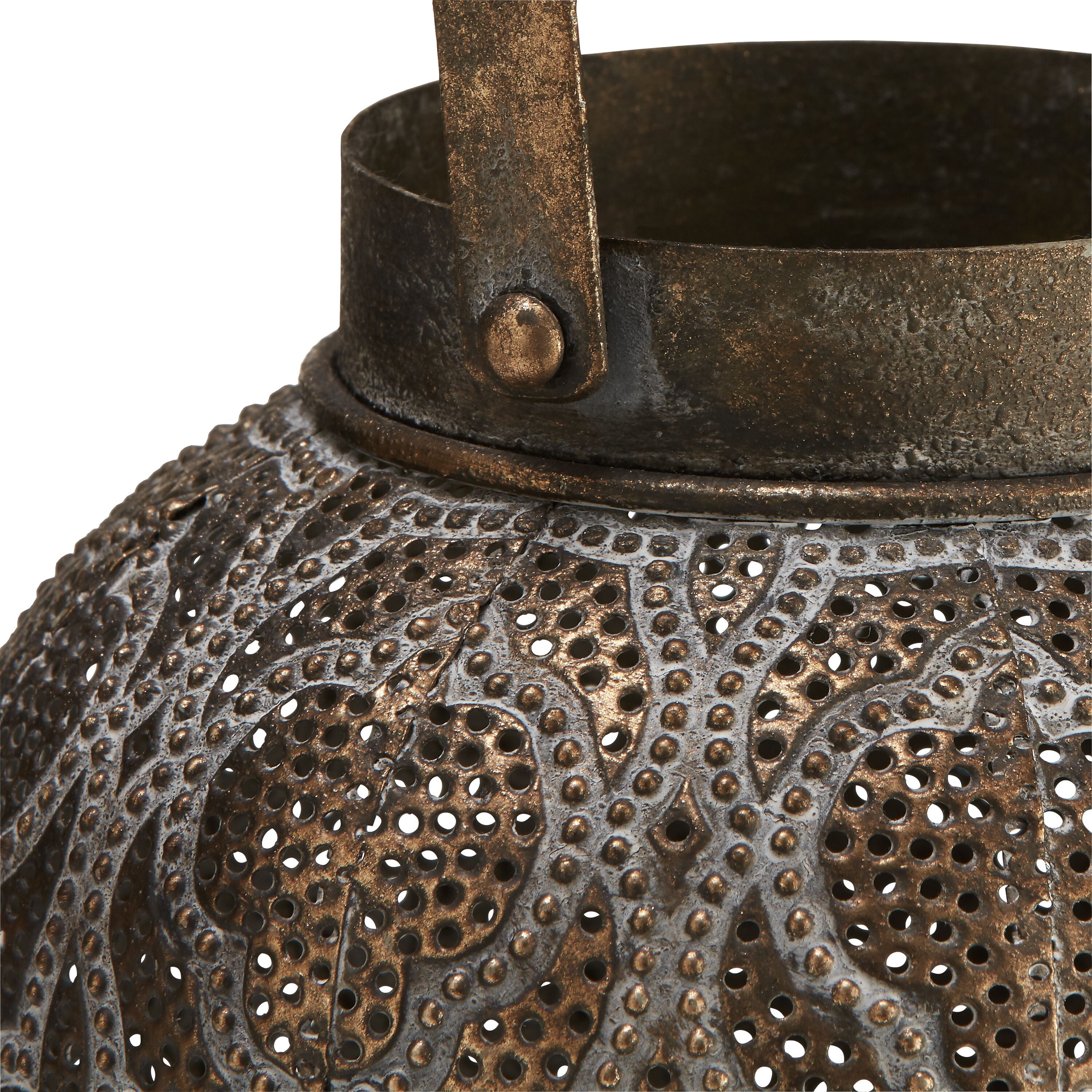 RICARDA Laterne - Bronze / H: 24.0 cm