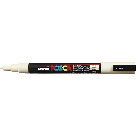 Posca PC3M vandbaseret tusch - elfenben