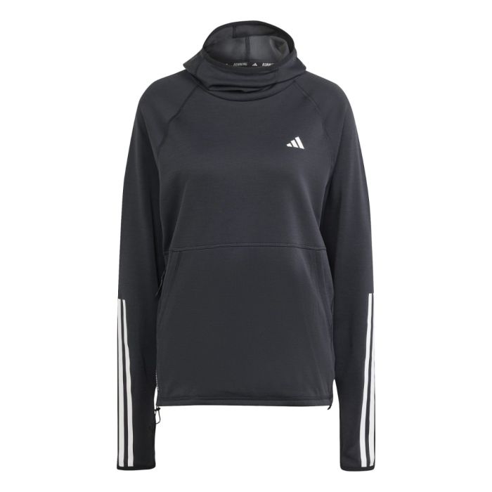 adidas Dame Trøjer 3Stripes Hoodie Sort
