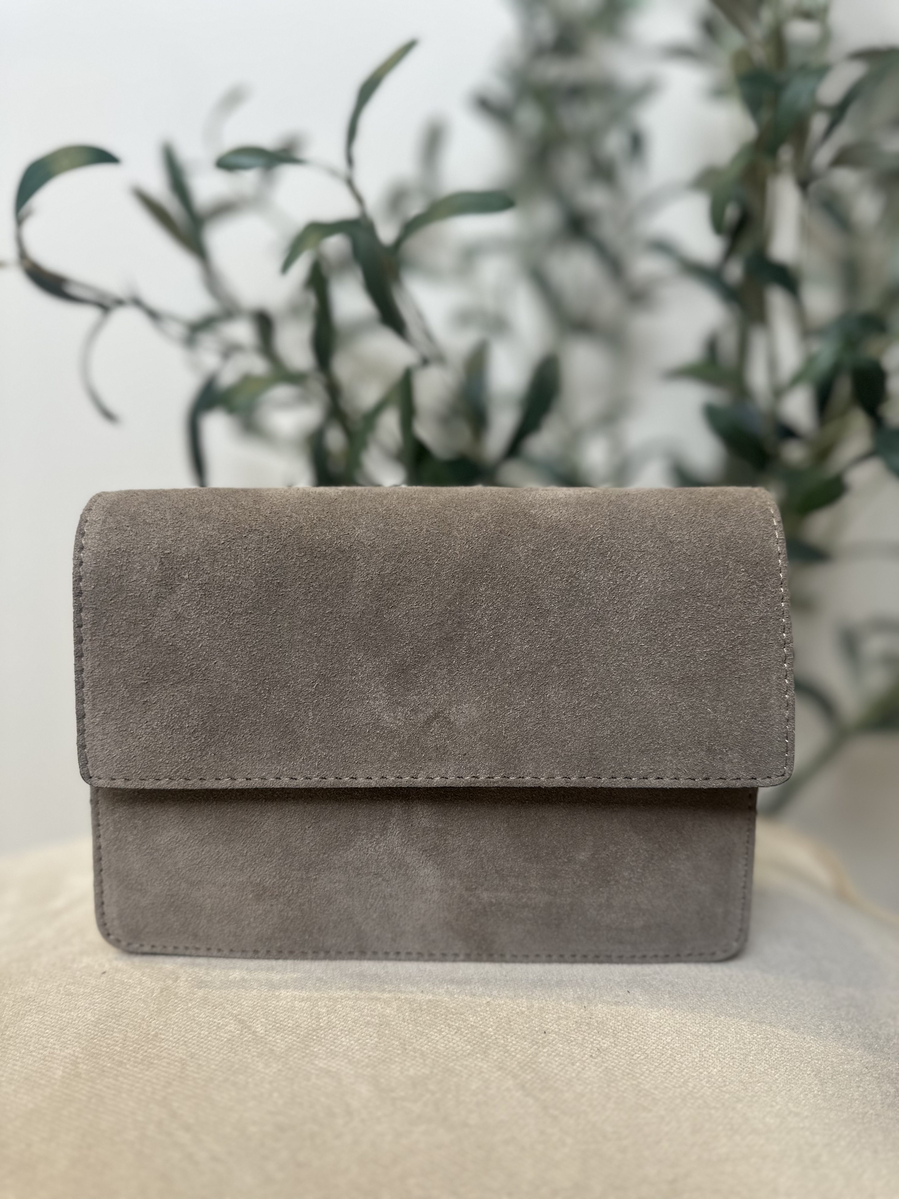 Celina Bag - Suede Taupe