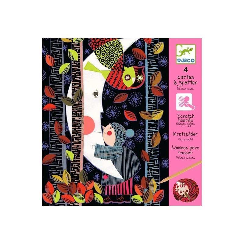 Cartes à gratter - Douces nuits