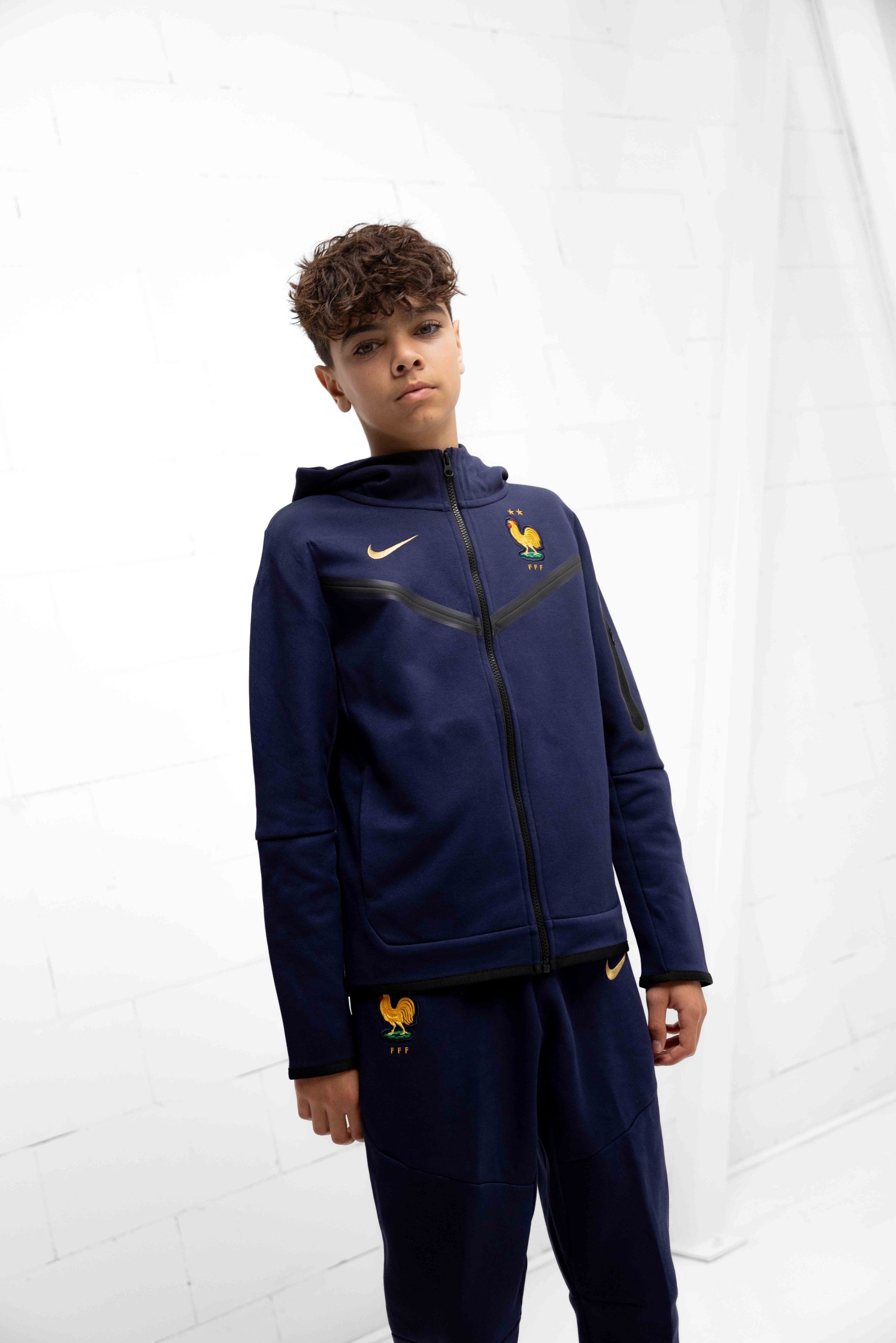 Frankrijk Tech Fleece Trainingspak Junior 2024-2026