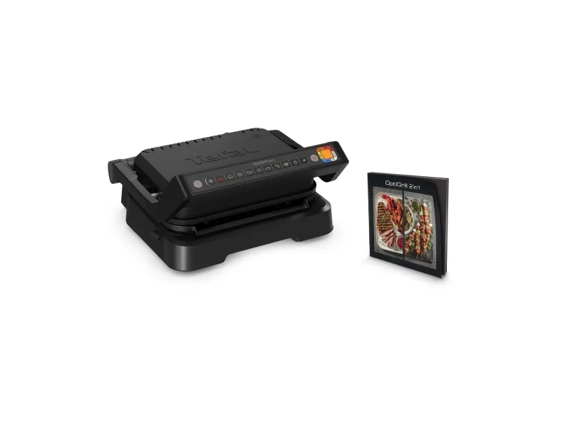 Tefal elektrisk grill Tefal GC 7728 Optigrill 2in1 sort