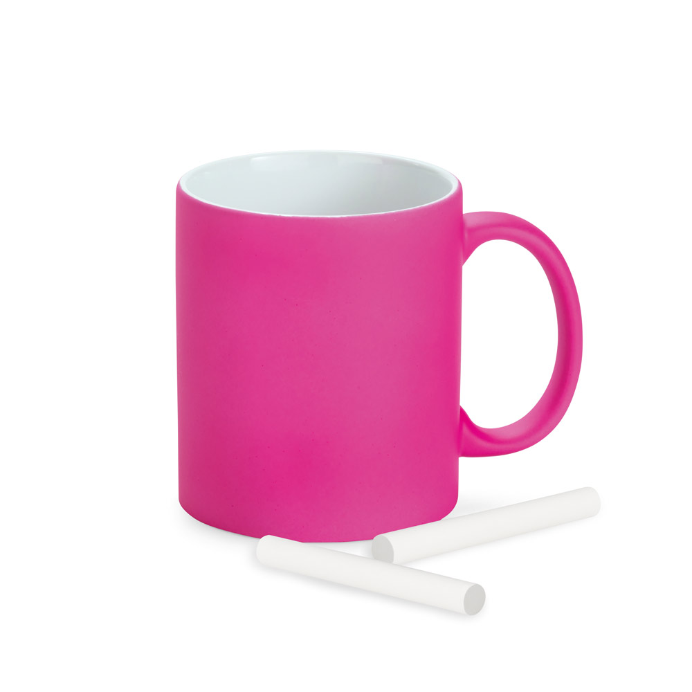 hi!dea 93886 - Tasse en céramique avec finition néon 350 mL