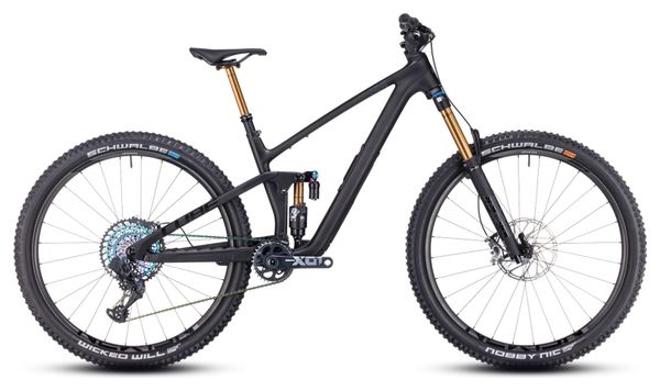 VTT Tout-Suspendu Cube Stereo One55 C:62 SLT 29 Sram XX1 Eagle AXS 12V 29'' Noir Carbon 2024