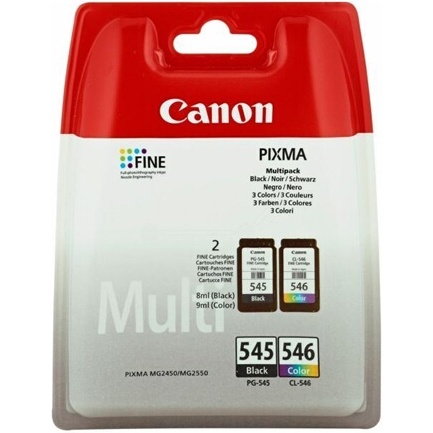 Cartouche d'encre Canon PACK PG545/CL546 PVP