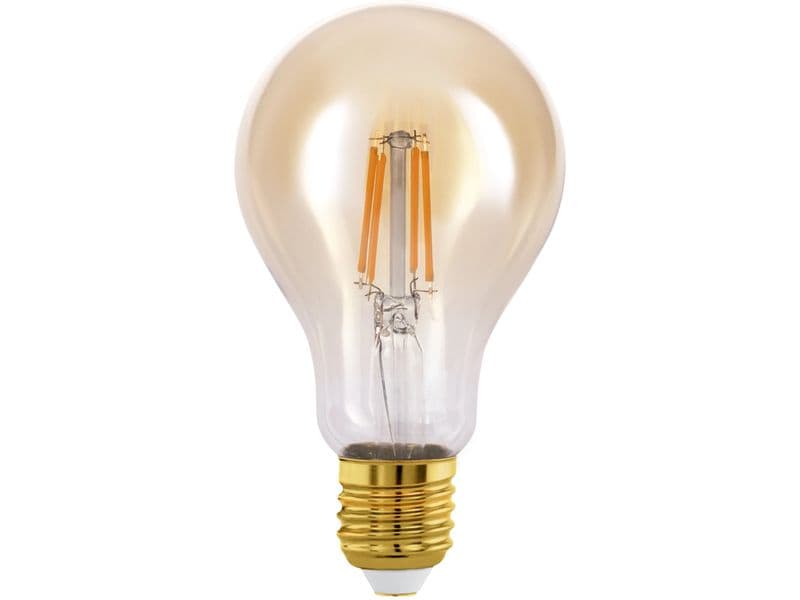 EGLO Leuchten Lampe 4 W E27 Warmweiss Filament LED-Glühbirne in antikem Vintage Design