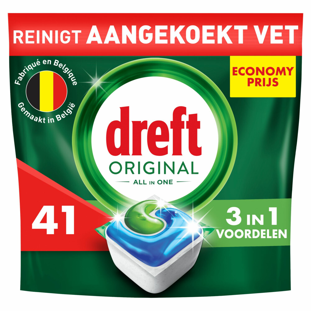 5x Dreft Vaatwastabletten All In One Original41 stuks