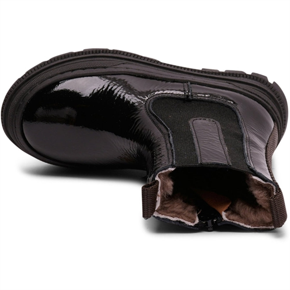 Mila Lamb Støvler Black Patent - Bisgaard