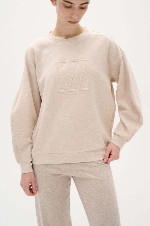 InWear LaicentIW Vincent Mel Mono Sweat Vanilla melange