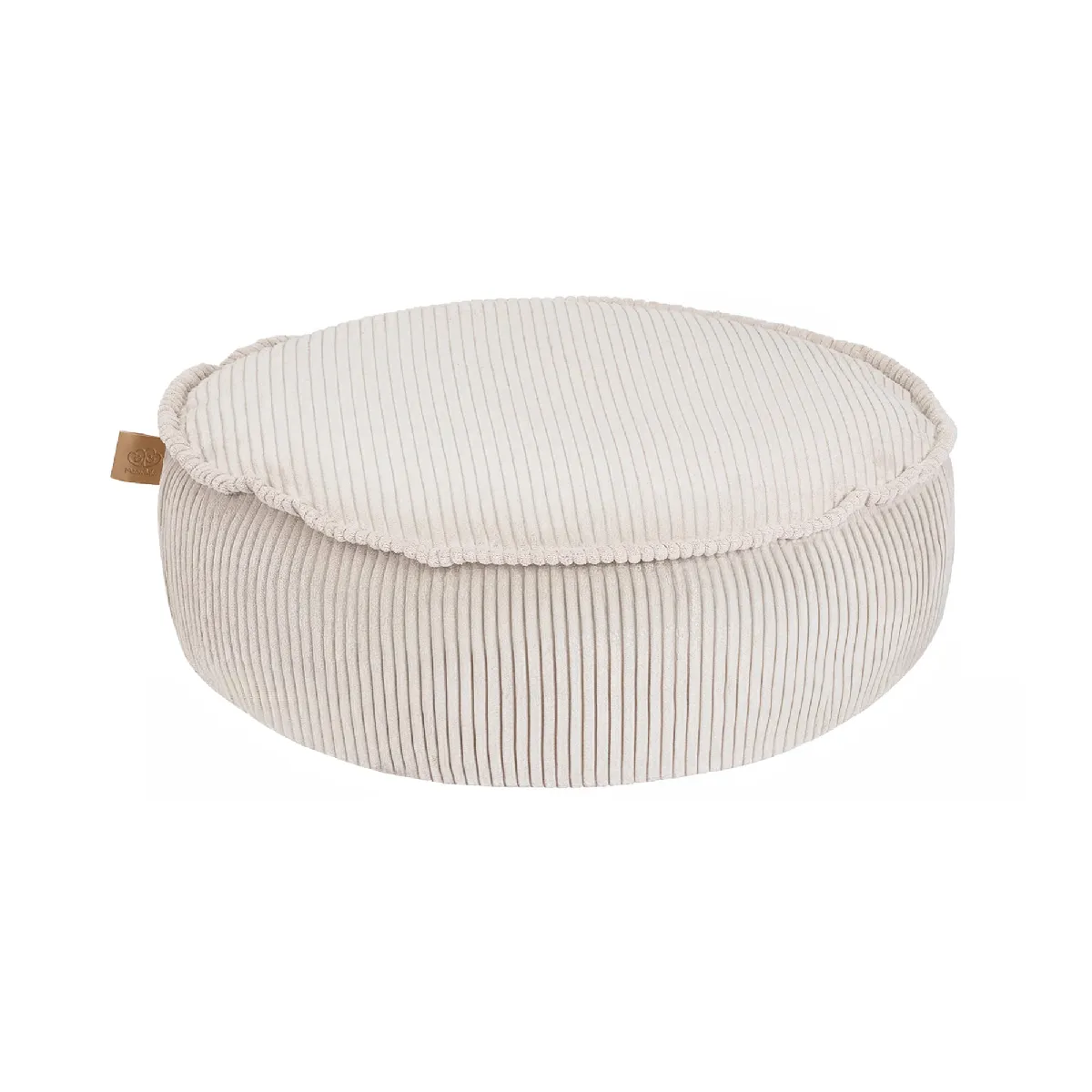 MeowBaby Pouf pour Enfant Aesthetic - Écru